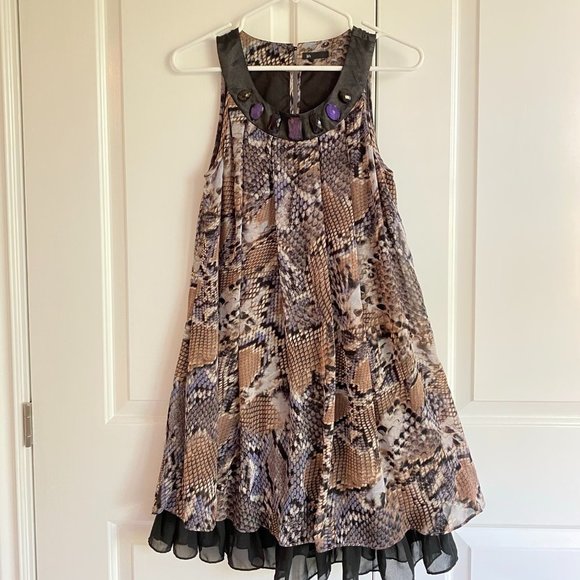 Snake skin patterned dress - Picture 1 of 1